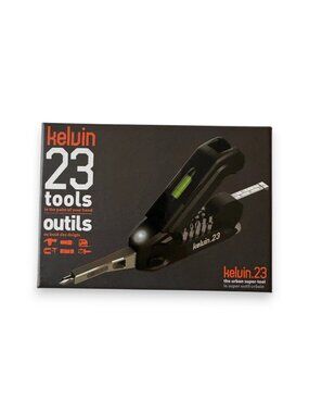 Kelvin Tool 23 Multi-Tool Black Urban Ultra Compact‎ NEW Kelvin.23